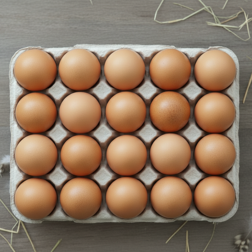 Huevos de Color Jumbo - Bandeja 20 Unidades Premium | Huevo del Campo